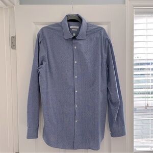 Perry Ellis Portfolio Men’s Slim Fit Shirt - Neck: 16 1/2; Sleeve: 34/35